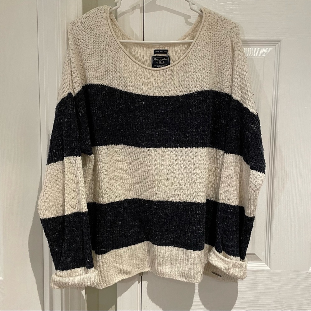 Abercrombie stripe sweater